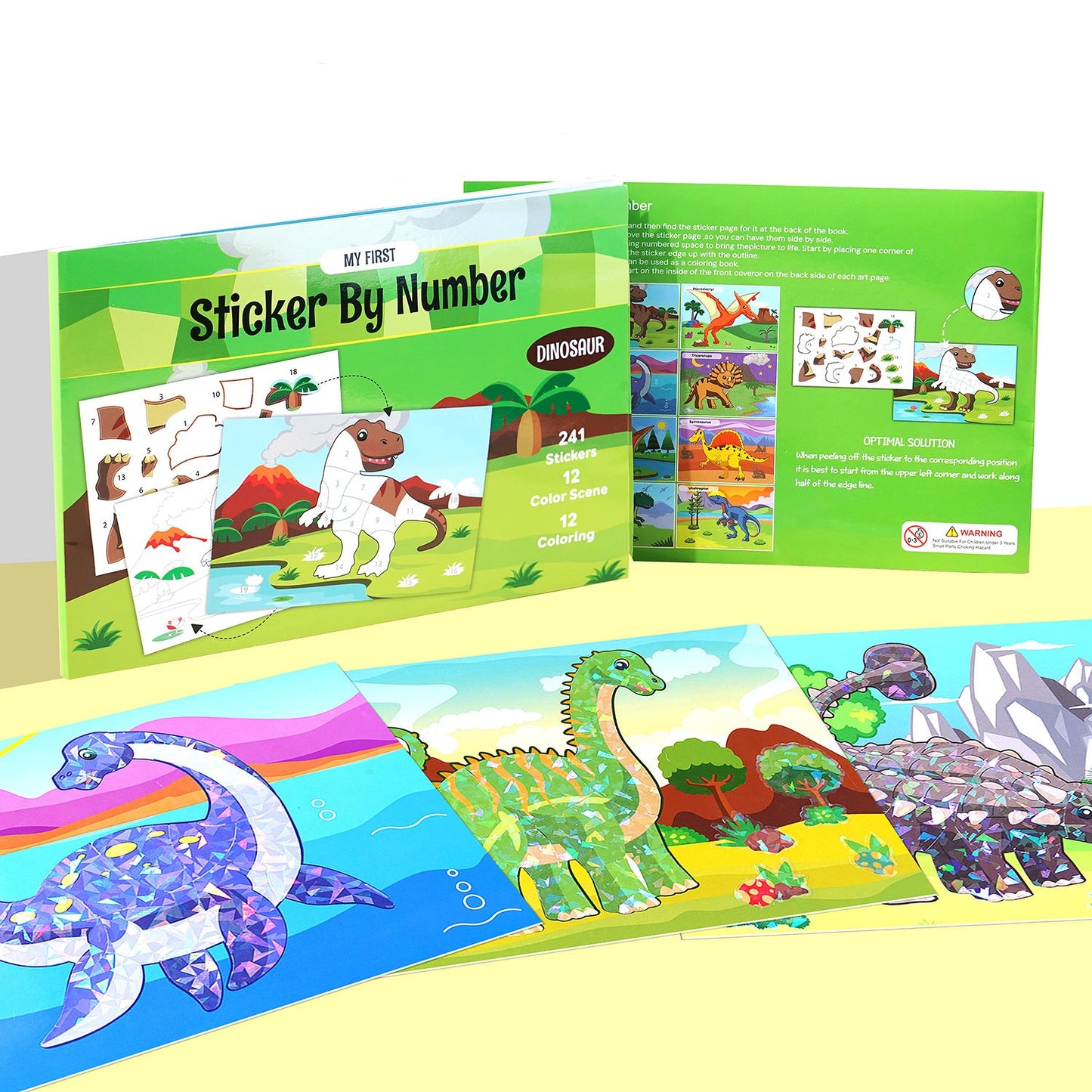 Geometry Puzzle Sticker Book For Kids Educational Matching Puzzle Activitiy Book