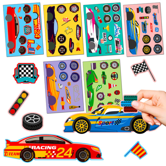 DIY Make Your Own Cars Stickers For Boys Mix & Match Vehicle Craft Stickers