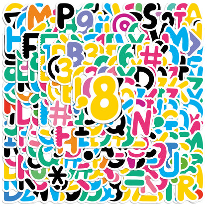 DIY Alphabet Stickers For Kids Self-Adhesive Decorative Letters