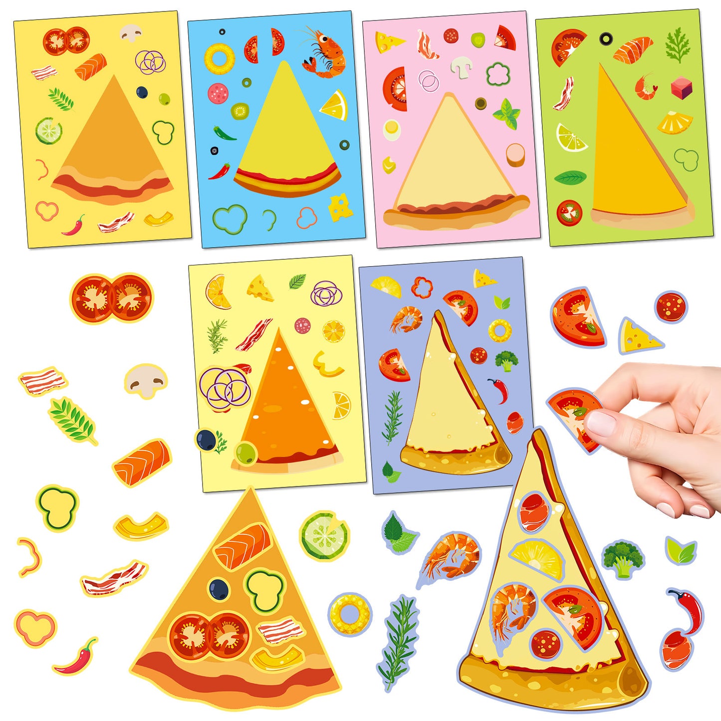 DIY Dessert Make Your Own Face Stickers Funny Food Face Craft Stickers