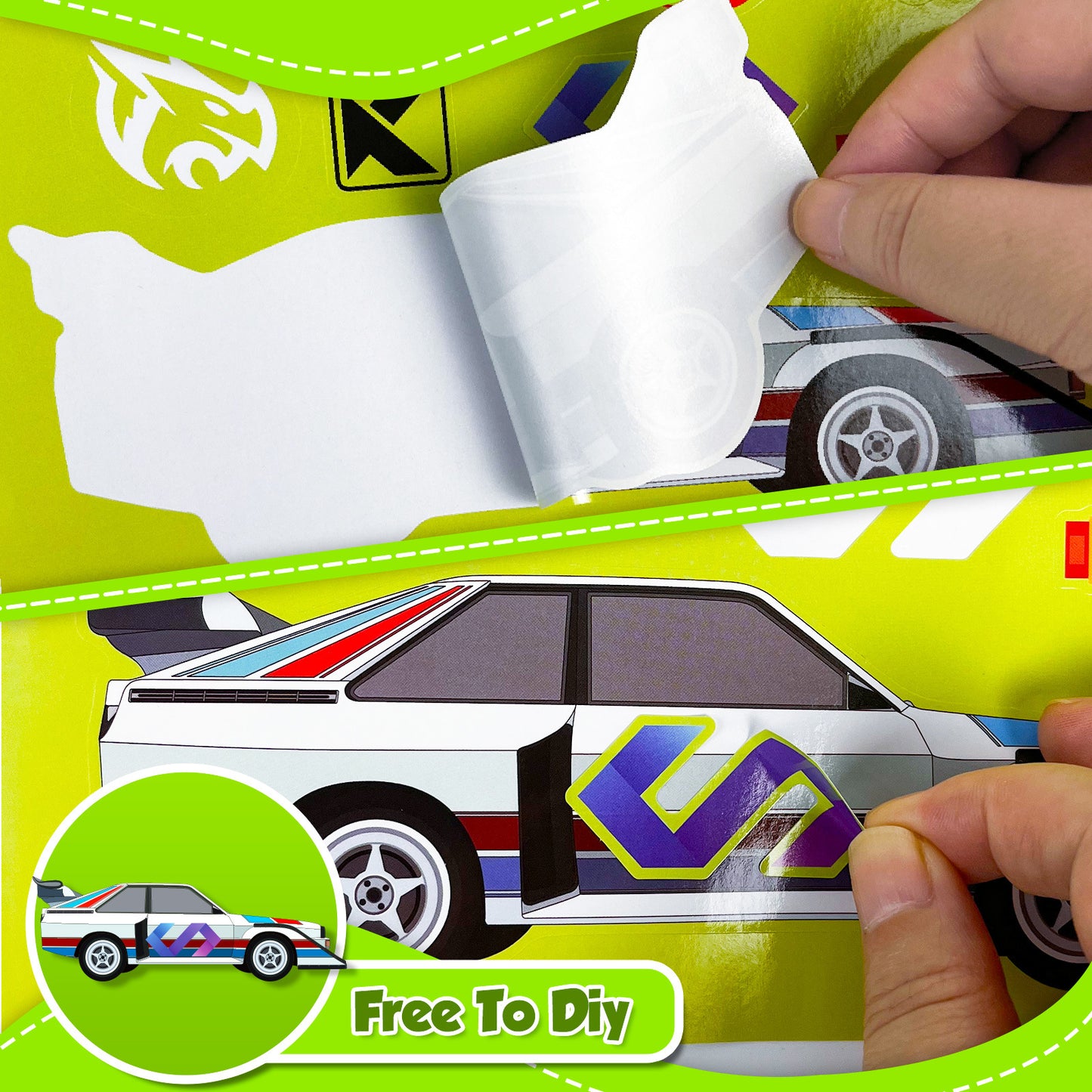 DIY Make Your Own Cars Stickers For Boys Mix & Match Vehicle Craft Stickers