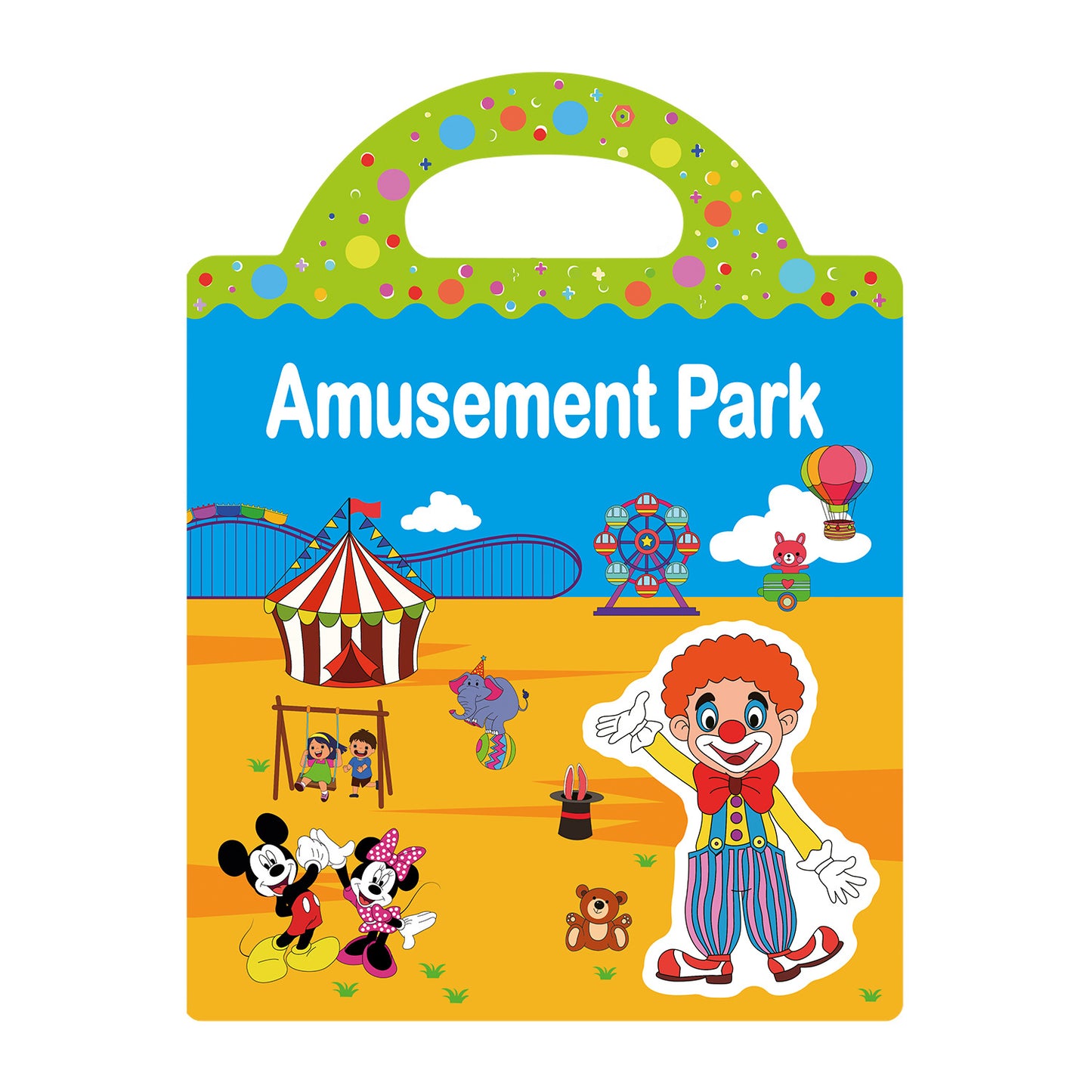 Multi-Scene Activity Sticker Book For Kids Reusable Educational Stickers