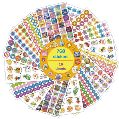 Motivational Encouragement Stickers for Kids Positive Reward Stickers