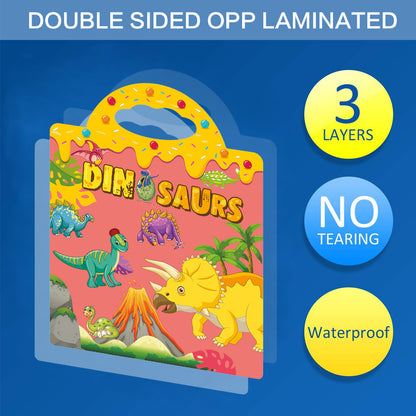 Multi-Scene Activity Sticker Book For Kids Reusable Educational Stickers