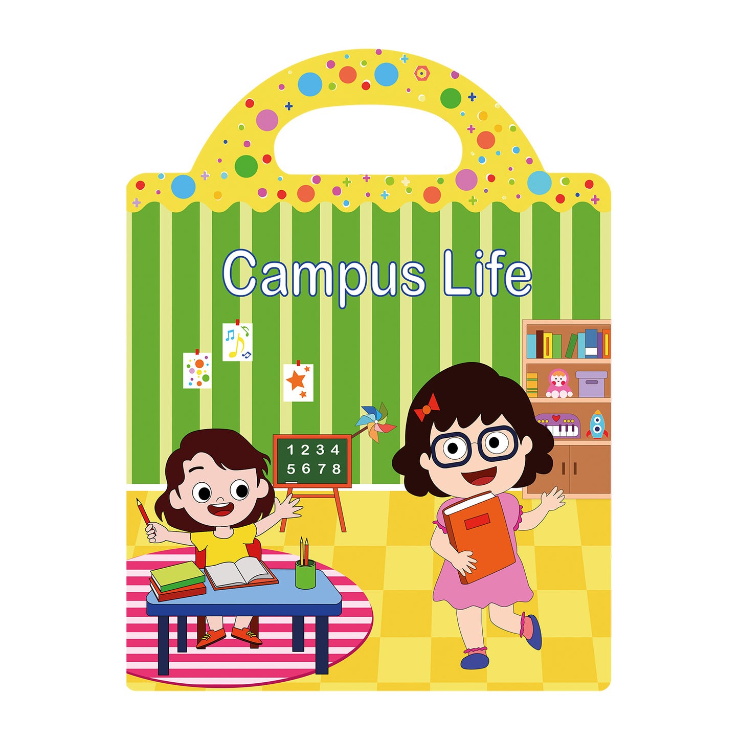 Multi-Scene Activity Sticker Book For Kids Reusable Educational Stickers