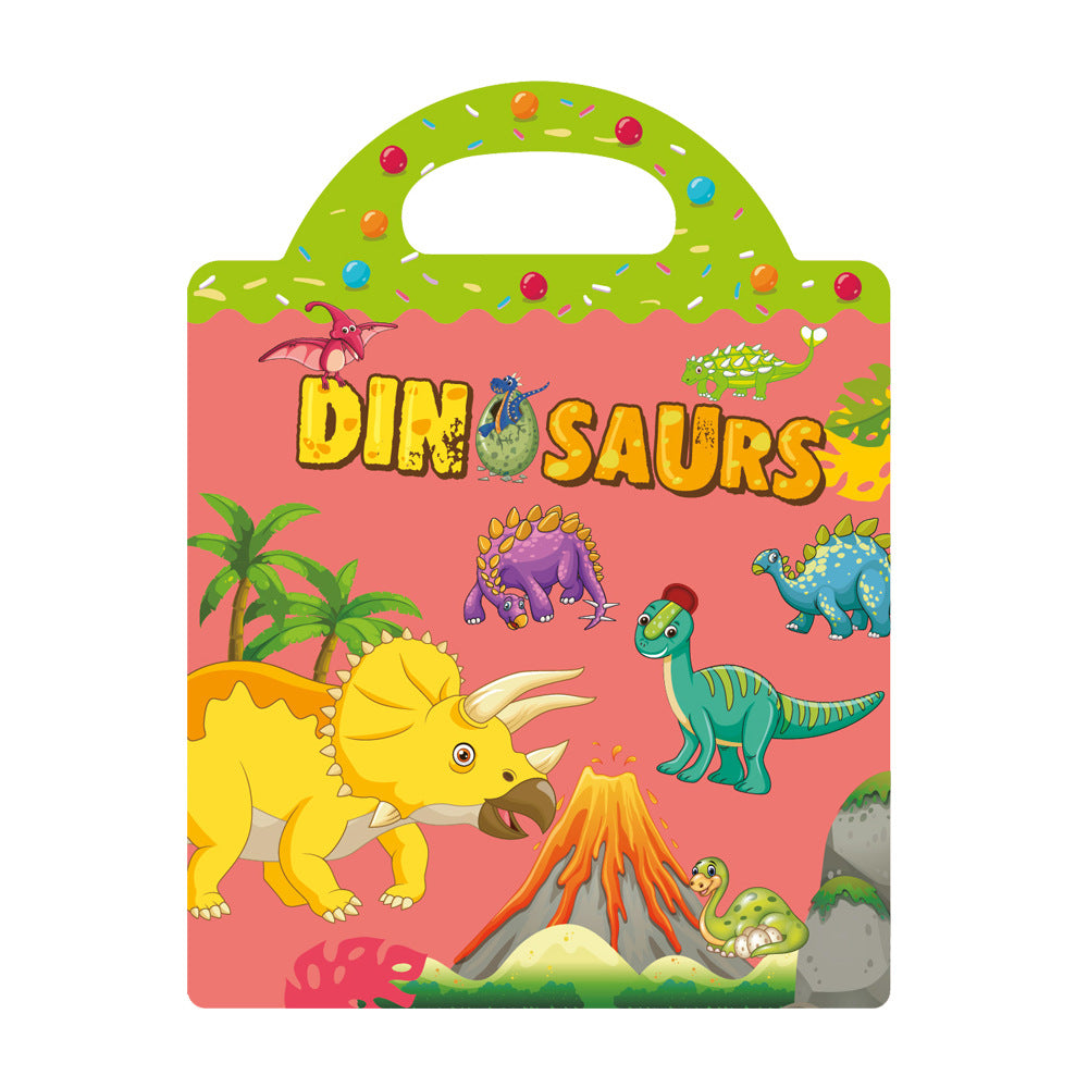 Multi-Scene Activity Sticker Book For Kids Reusable Educational Stickers