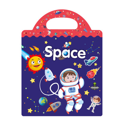 Multi-Scene Activity Sticker Book For Kids Reusable Educational Stickers