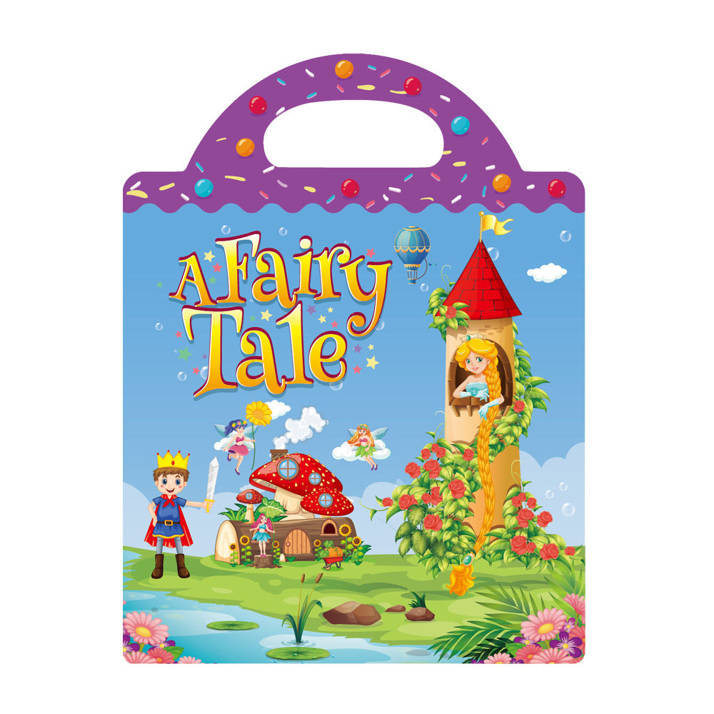 Multi-Scene Activity Sticker Book For Kids Reusable Educational Stickers