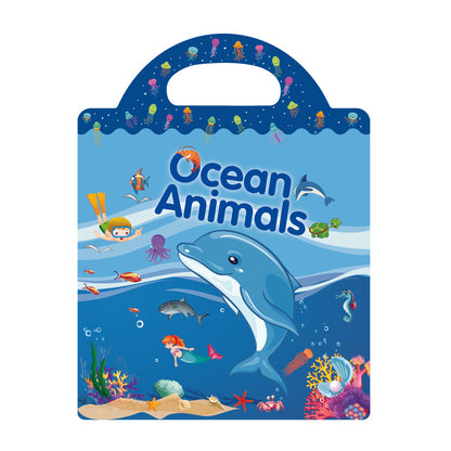 Multi-Scene Activity Sticker Book For Kids Reusable Educational Stickers