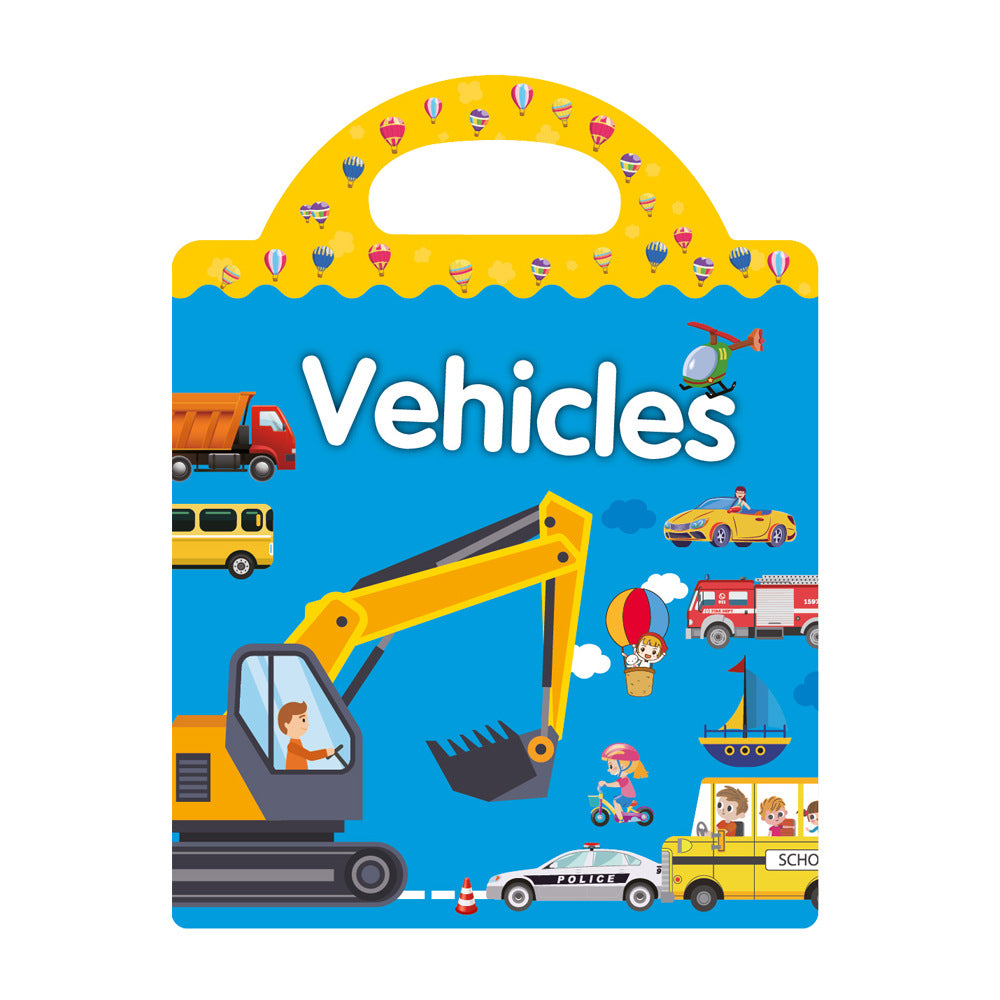 Multi-Scene Activity Sticker Book For Kids Reusable Educational Stickers