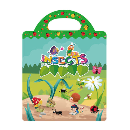 Multi-Scene Activity Sticker Book For Kids Reusable Educational Stickers