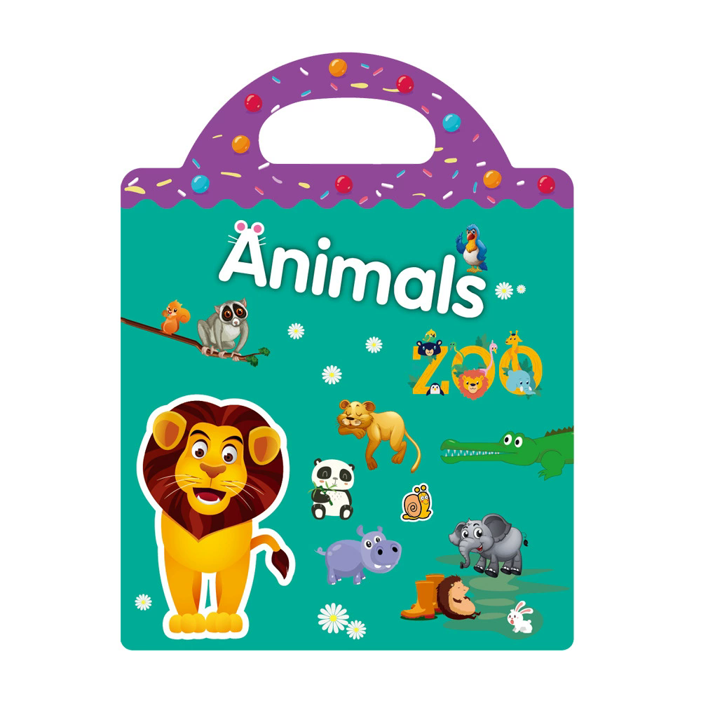Multi-Scene Activity Sticker Book For Kids Reusable Educational Stickers