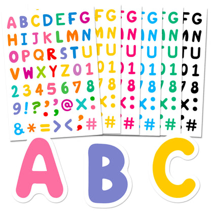 DIY Alphabet Stickers For Kids Self-Adhesive Decorative Letters