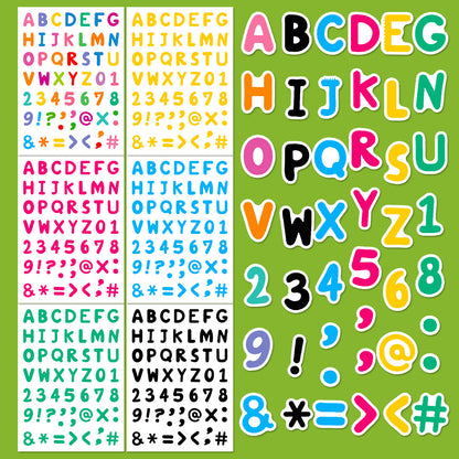 DIY Alphabet Stickers For Kids Self-Adhesive Decorative Letters