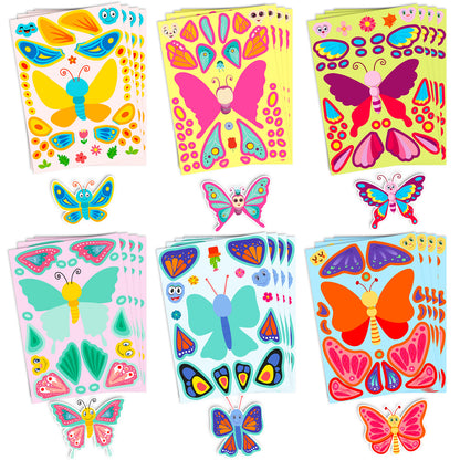 Cute Animal Make a Face Stickers DIY Animal Craft Kit For Toddlers